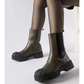 Inna Botas Porcigatone con aislamiento verde oscuro 1