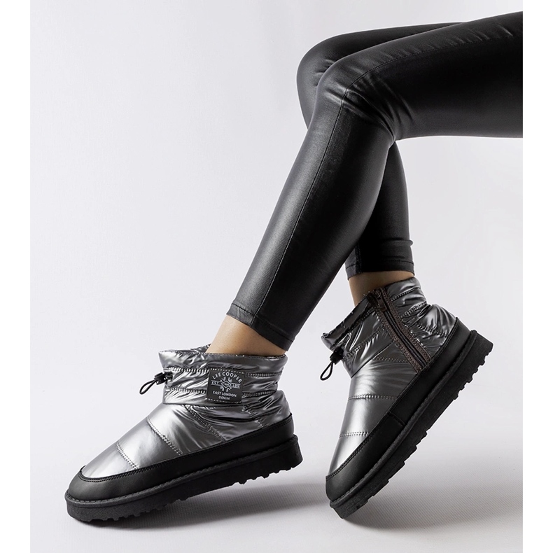 Botas de nieve grises Lee Cooper LCJ-23-44-1966L plata 1