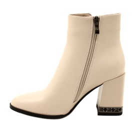 Botines beige con decoración en el talón Filippo DBT4842/23 BE beige 1