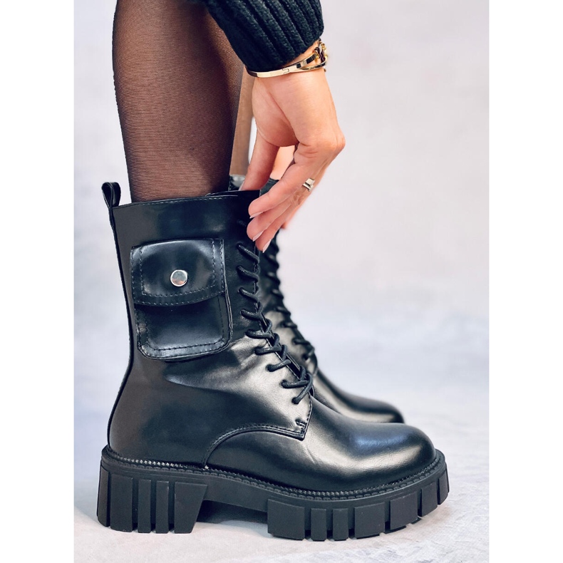 Trabajadores con cartera Maruna Black negro 1