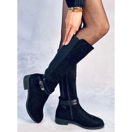 Botines con parte superior flexible Barrow Black negro 2