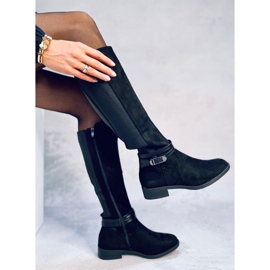 Botines con parte superior flexible Barrow Black negro 3