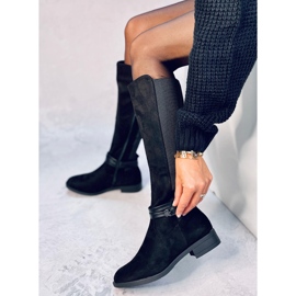 Botines con parte superior flexible Barrow Black negro 4