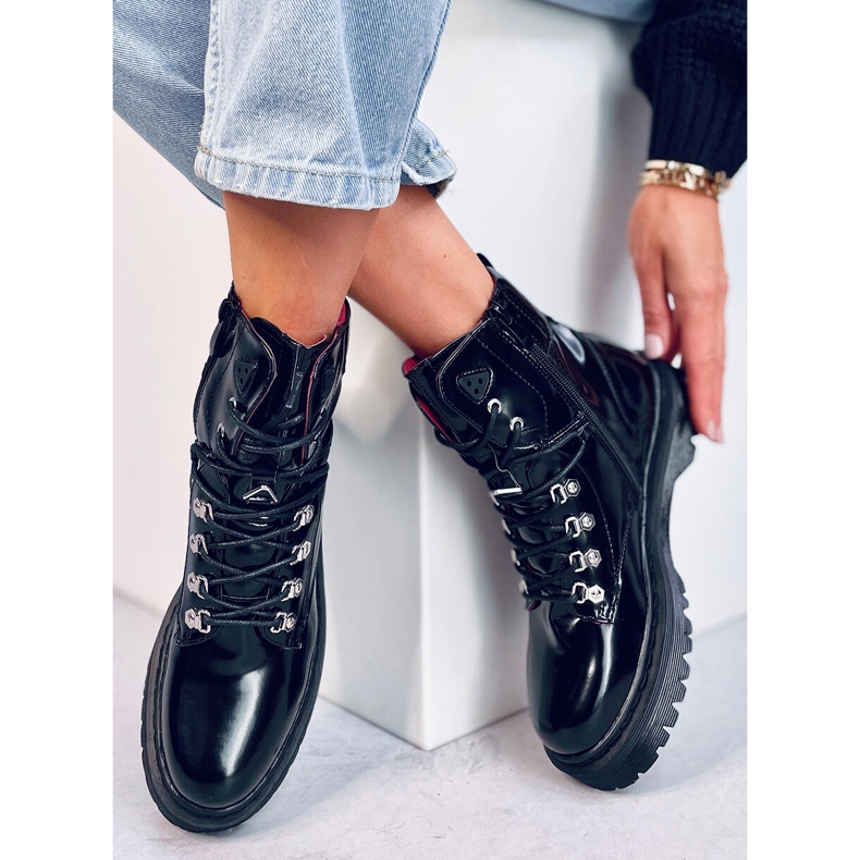 Botas Kari Black con cordones negro 2 Botas Kari Black con cordones negro 2