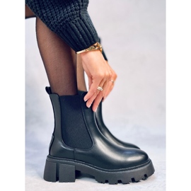 Botines Chelsea de caña alta de Rumer Black negro 2