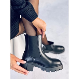 Botines Chelsea de caña alta de Rumer Black negro 1