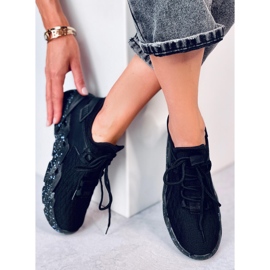 Deportiva calcetín Indu Negro 4