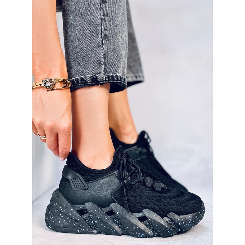 Deportiva calcetín Indu Negro 1