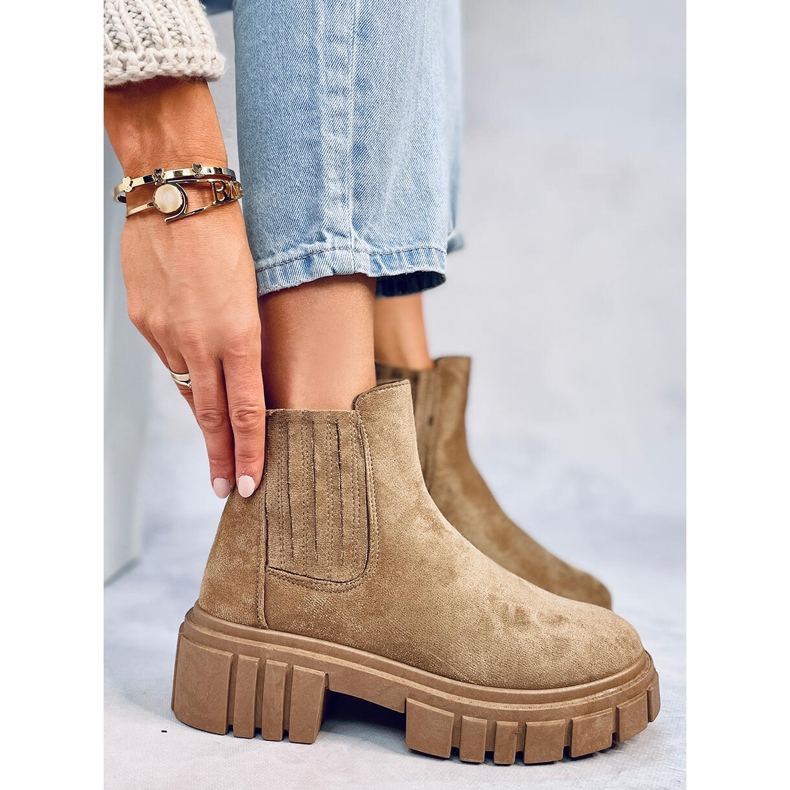 Botas Jodhpur de mujer Leigh Khaki beige 1