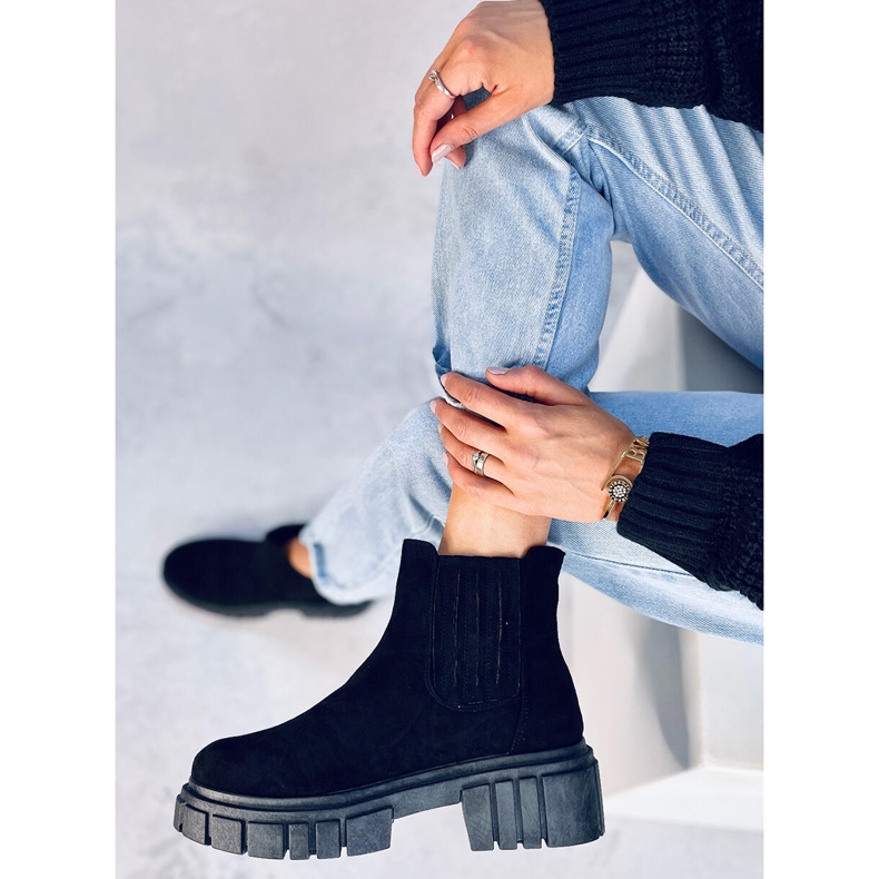 Botas Jodhpur de mujer Leigh Black negro 1 Botas Jodhpur de mujer Leigh Black negro 1