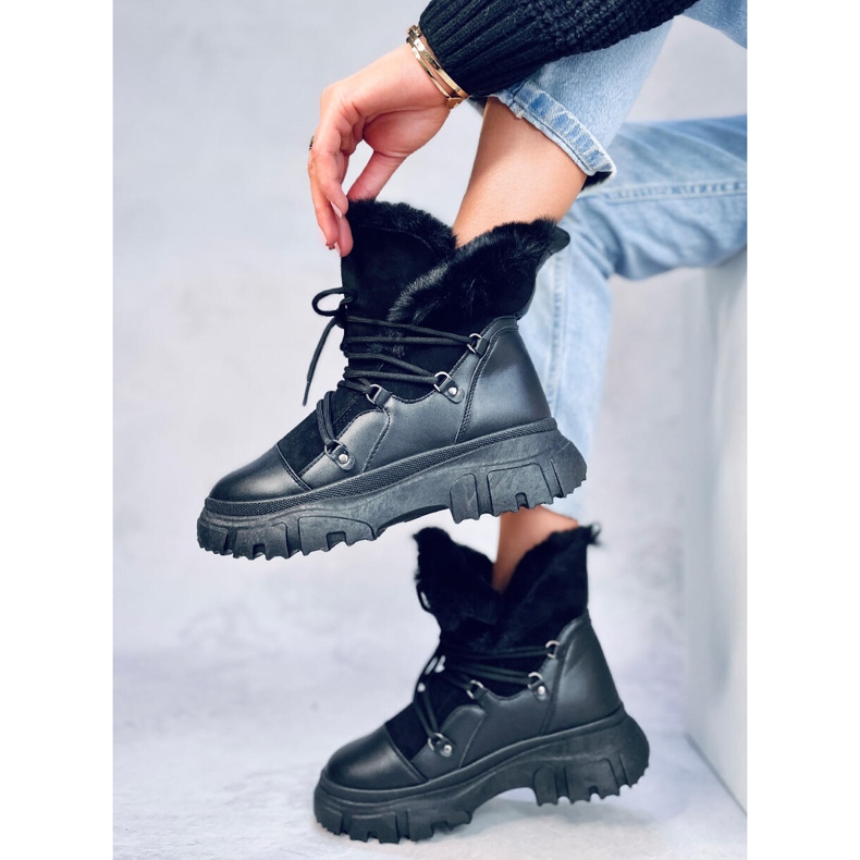 Botas de nieve mujer Jarl Black negro 2