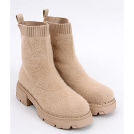 Botas estilo calcetín Roanna Khaki beige 5