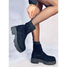 Botas estilo calcetín Roanna Black negro 2