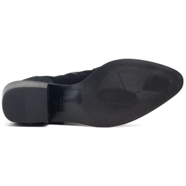 Marco Shoes Botas negras de ante natural sin aislamiento negro 5