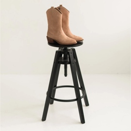 Marco Shoes Botas beige de ante natural 3