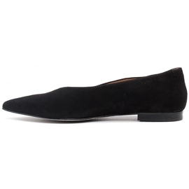 Marco Shoes Bailarinas negras ante natural negro 2