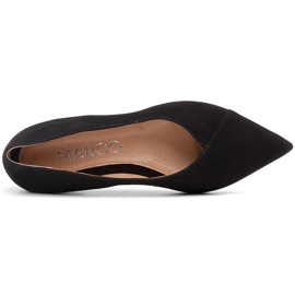 Marco Shoes Bailarinas negras ante natural negro 5