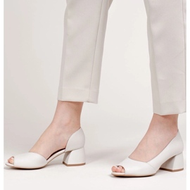 Marco Shoes Salón piel blanca 1505P blanco 3