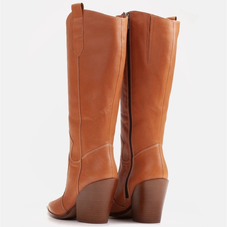 Marco Shoes Marco 1399K botas marrones para mujer botas vaqueras marrón 1