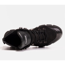 Marco Shoes Botas deportivas de mujer con un ligero aislamiento otoño-invierno. negro 3