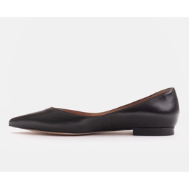 Marco Shoes Bailarinas de mujer con laterales bajos negro 3