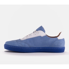 Marco Shoes Zapatillas deportivas de ante natural de alta calidad azul 4