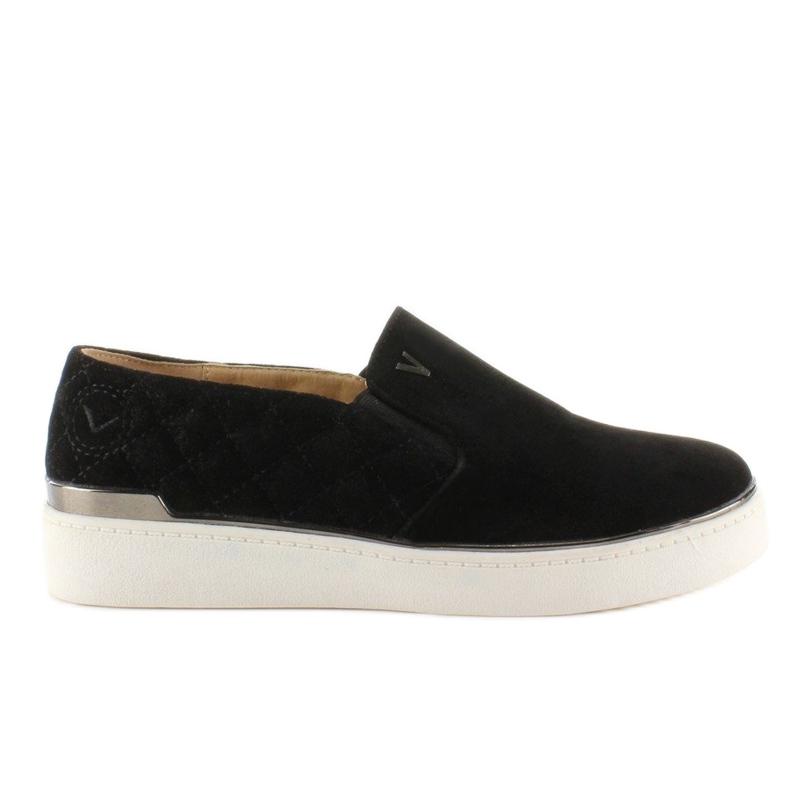 Deportivas slip-on de ante 7103 Negro 2