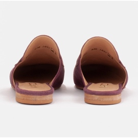Marco Shoes Zapatillas de mujer de ante con adorno rojo multicolor 5