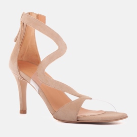 Marco Shoes Elegantes sandalias Ava beige 2