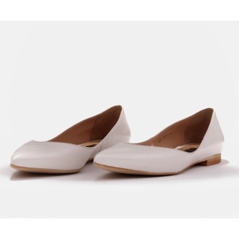 Marco Shoes Bailarinas de mujer con laterales bajos blanco multicolor 2