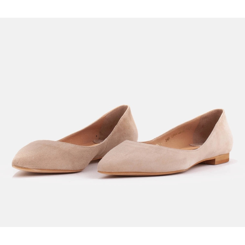 Marco Shoes Bailarinas de mujer con laterales bajos beige 2 Marco Shoes Bailarinas de mujer con laterales bajos beige 2