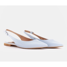 Marco Shoes Sandalias azul piel natural 2