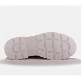 Marco Shoes Botas de terciopelo con perforaciones beige 6
