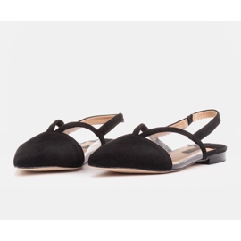 Marco Shoes Sandalias de piel natural en color negro 5