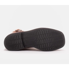 Marco Shoes Botas Federica con cierres decorativos marrón 6
