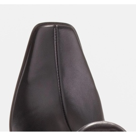 Marco Shoes Botas Loren elegantes con cuello envuelto negro 6