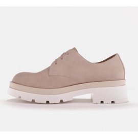 Marco Shoes Zapatos Angelina con suela en blanco y beige 3