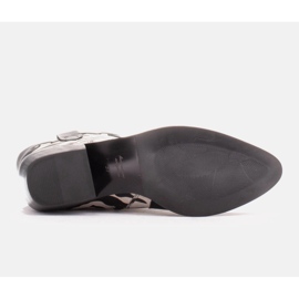 Marco Shoes Bota cowboy Clara con pespuntes decorativos negro 1