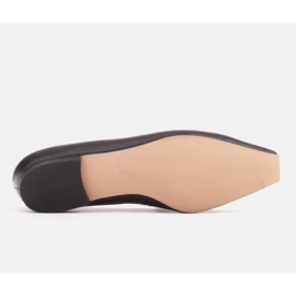Marco Shoes Bailarinas con lengua decorativa negro 7