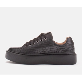 Marco Shoes Zapatillas de napa ligera negro 2