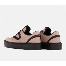 Marco Shoes Deportivas ligeras de piel natural beige 3