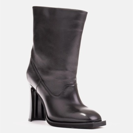 Marco Shoes Botines de piel suave negro 2