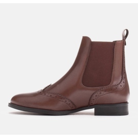 Marco Shoes Botas Chelsea sin cordones Beatle marrón 3
