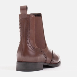 Marco Shoes Botas Chelsea sin cordones Beatle marrón 5
