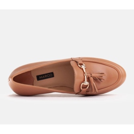 Marco Shoes Mocasín piel flecos 2199P-003-1 marrón 5