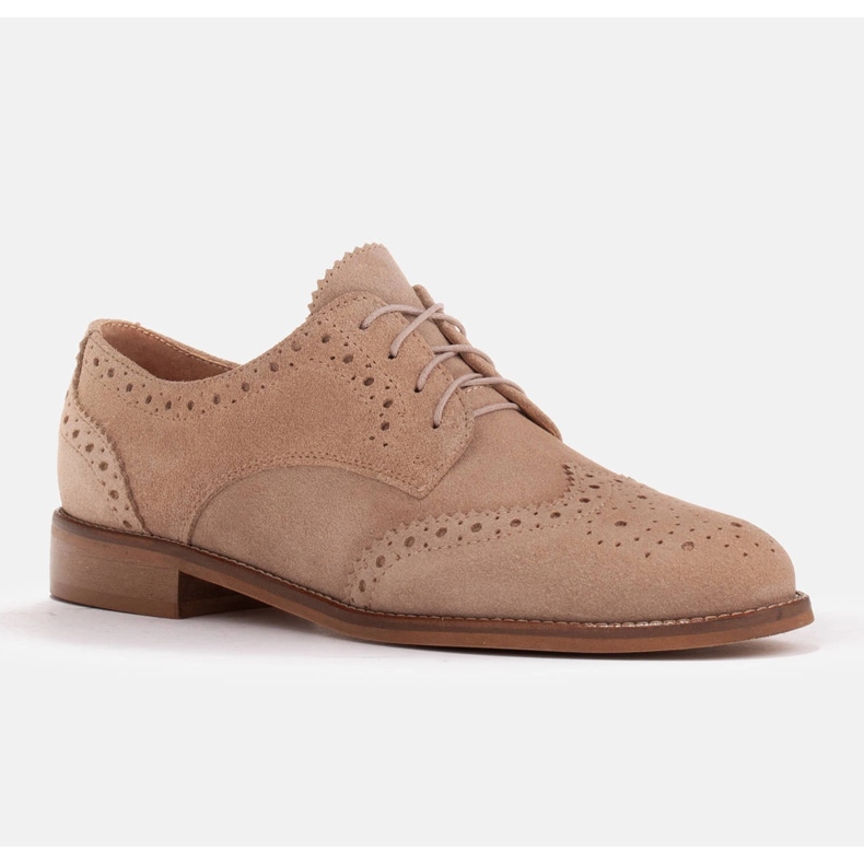 Marco Shoes Zapatos con perforación decorativa beige 1