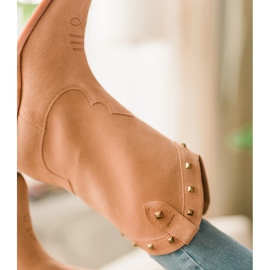 Marco Shoes Botas camperas de ante con chorros beige 1 Marco Shoes Botas camperas de ante con chorros beige 1