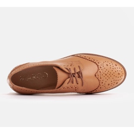 Marco Shoes Zapatos con perforación decorativa marrón 6