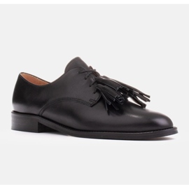 Marco Shoes Zapatos de cordones con flecos negro 1 Marco Shoes Zapatos de cordones con flecos negro 1