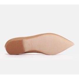 Marco Shoes Bailarinas con lengua decorativa beige marrón 7